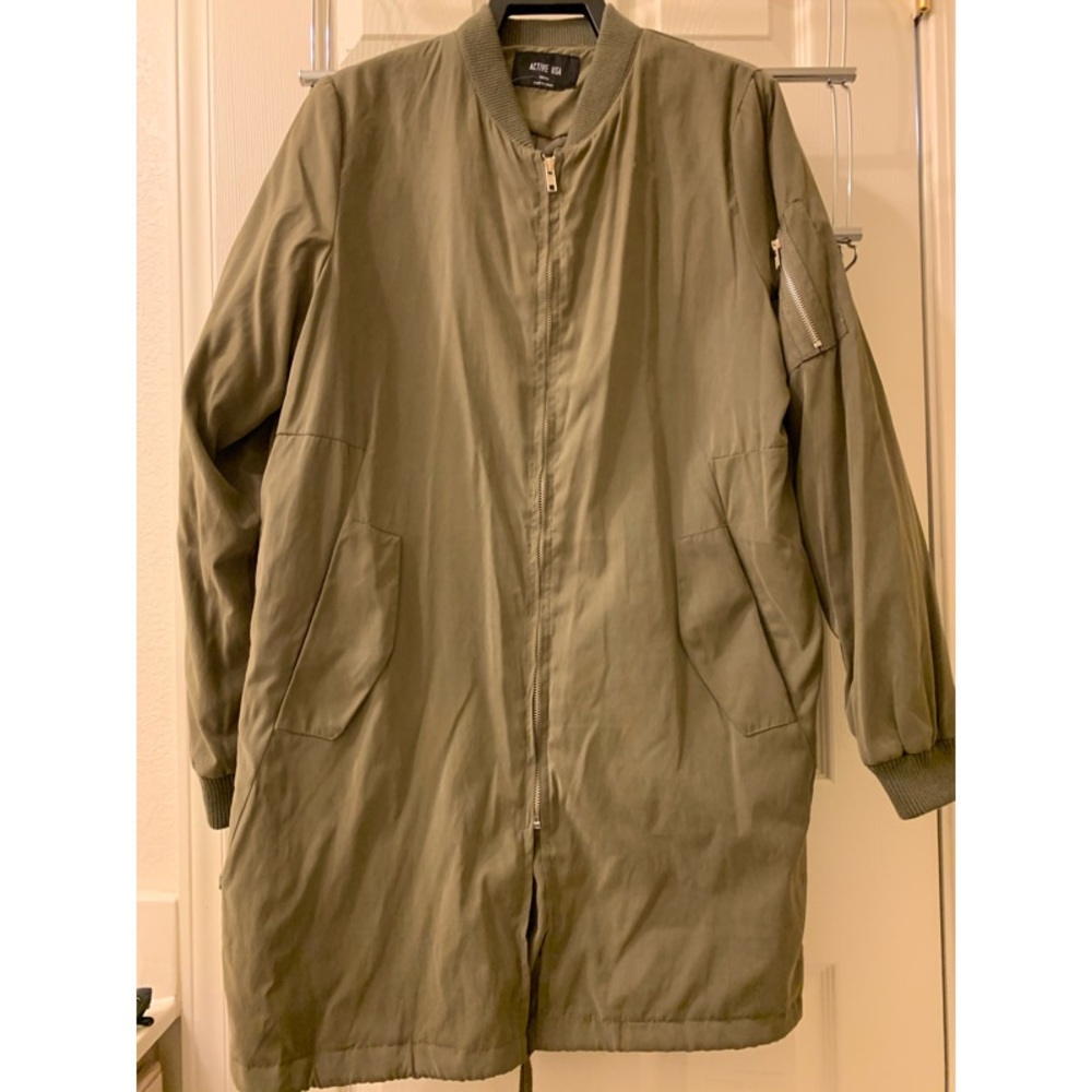 Long Bomber Jacket